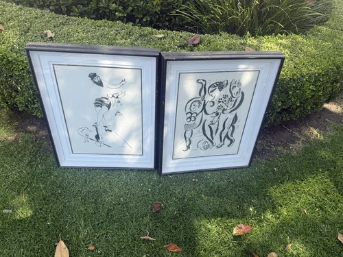 Two beautifully framed and - framed,